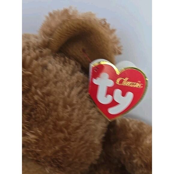 2008 Ty Beanie Classic "Everheart" Retired Brown Bear 13" Tall BB3 - Picture 2 of 4